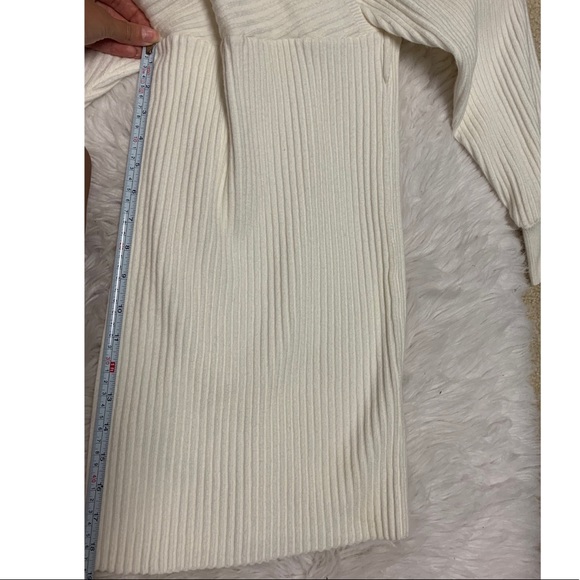 White Sweater Dress - Picture 4 of 4